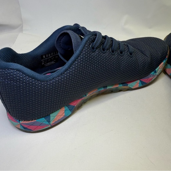 NoBull Navy Prism Trainers shoes sneakers Workout lifting gym shoes Women’s 8 - Picture 7 of 15